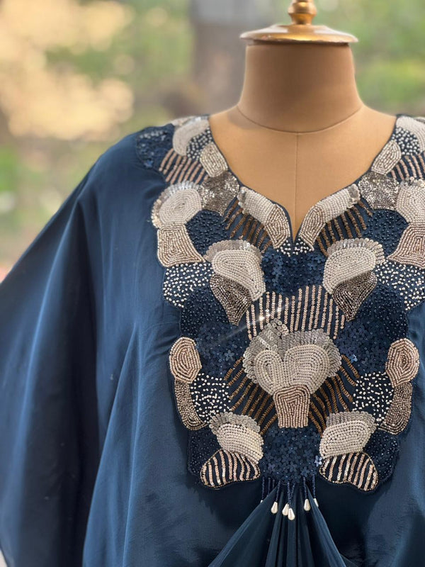 Blue Kftan Dress