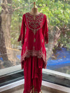 Reddish Maroon Skirt Set