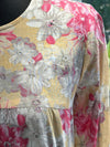 Yellow Floral Mul Tunic