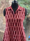 Maroon Sleeveless Tunic