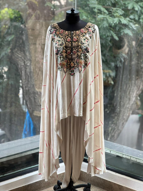 Beige Skirt Set