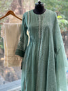 Green Mul Suit Set
