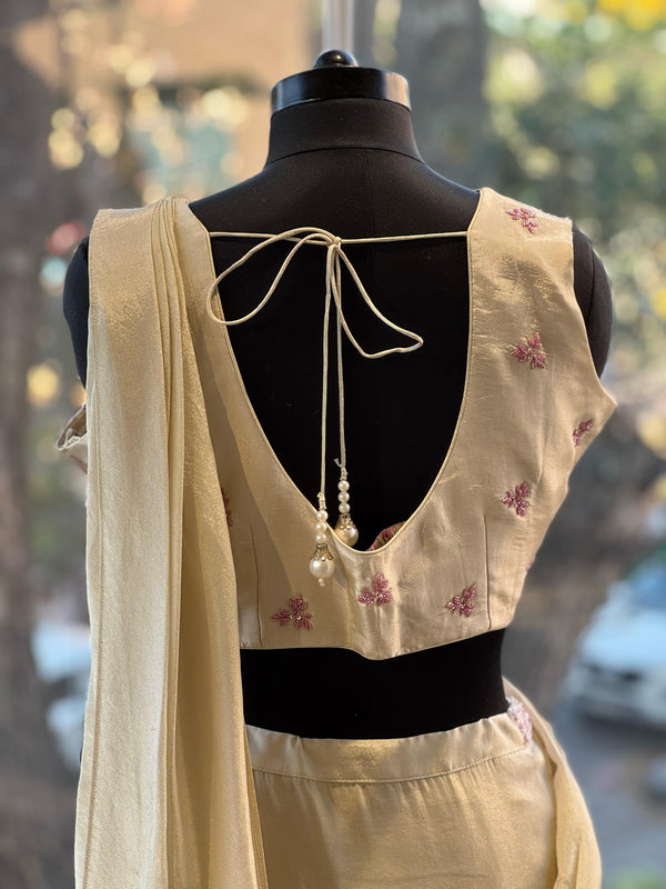 Cream Designer Made Drape