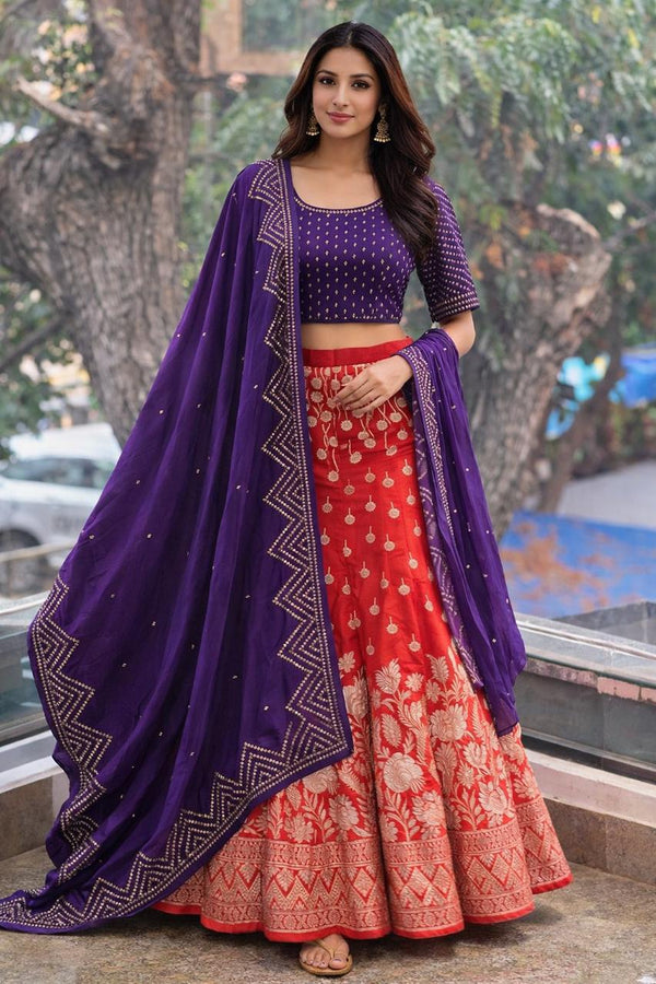 Purple Lehenga