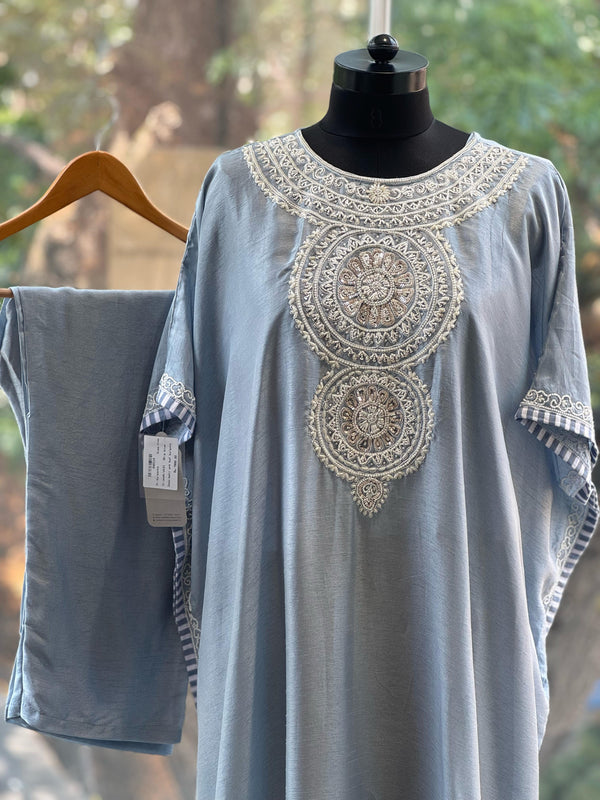 Blue Kaftan Co Ord