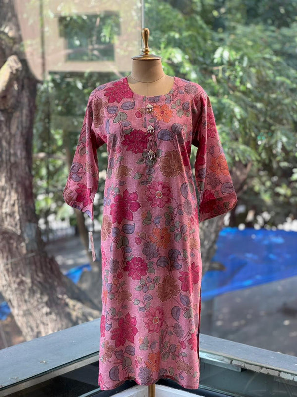 Pink Floral Tunic