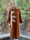 Brown Applique Tunic