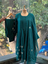 Teal Blue Mul Chanderi Suit