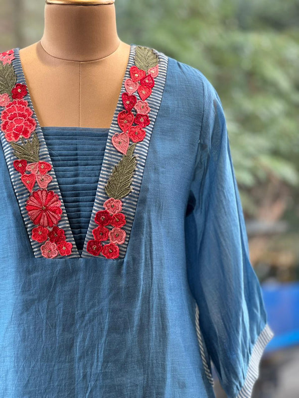Blue Mul Co Ord