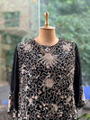 Black Gown with Intricate Handwork