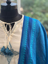 Blue Mangalgiri Dupatta Set