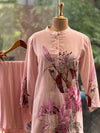 Pink Linen Co Ord