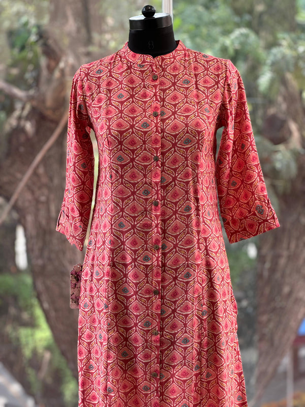 Rust A-Line Tunic