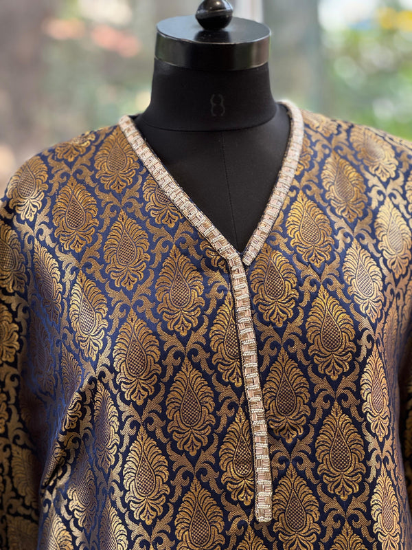 Blue Banarasi Co Ord