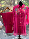 Pink Patch work Co Ord