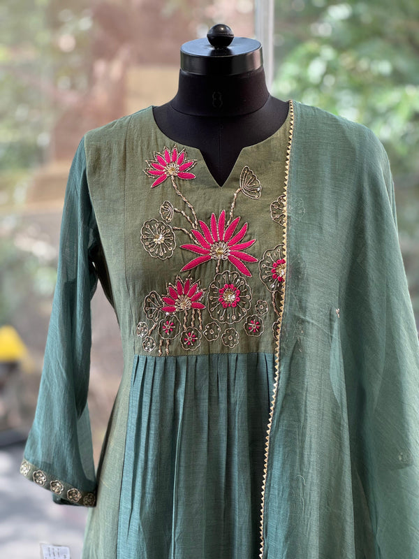 Green Tissue Mix Suit