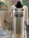 Half White Cross Stich Co Ord