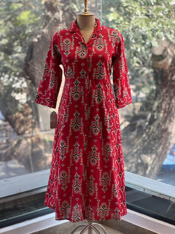 Redish Maroon Tunic