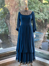 Blue Sharara Set