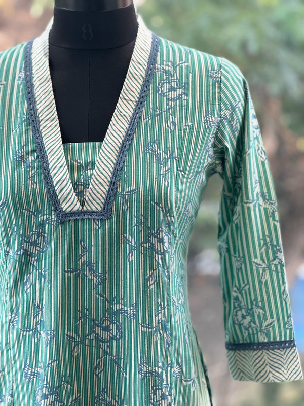 Green Printed Co Ord