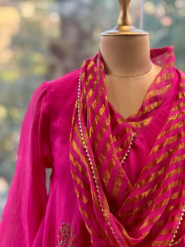 Pink Cowl Neck Co Ord