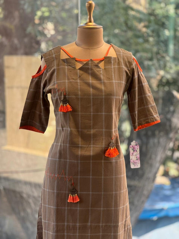 Green Tessels Hanging Tunic