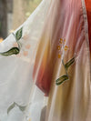 Orange Chanderi Silk Shaded Suit