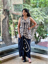 Blue Tie Die Skirt Set