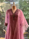 Purple Pure Glass Tissue Suit