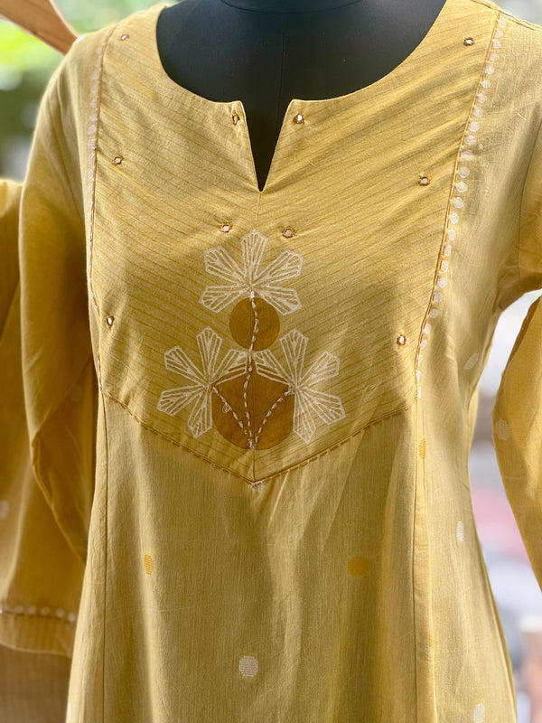 Yellow Yolk Neck Co Ord
