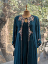 Blue Jacket Style Gown