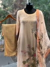 Beige printed Suit Set