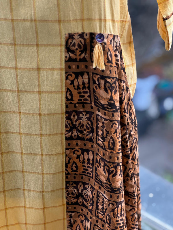Yellow Checks Tunic