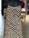 Black Abstract Print Co Ord