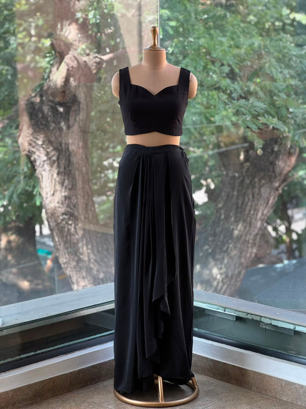 Black Skirt Set