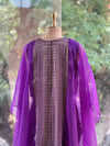 Purple Shaded Skirt Set
