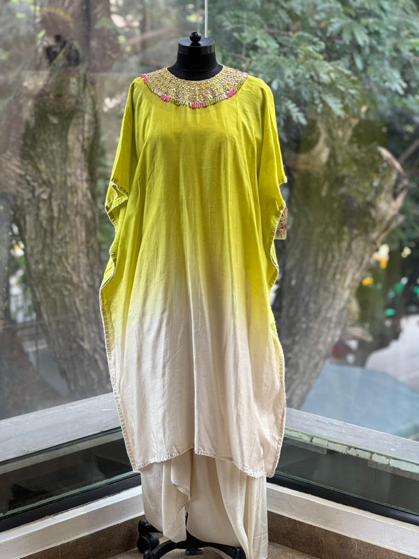 Shaded Kaftan Set