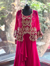 Pink Gota Work Lehenga Set