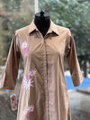 Light Brown Patch Work Tunic