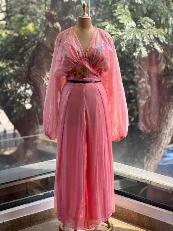 Pink Floral Co Ord