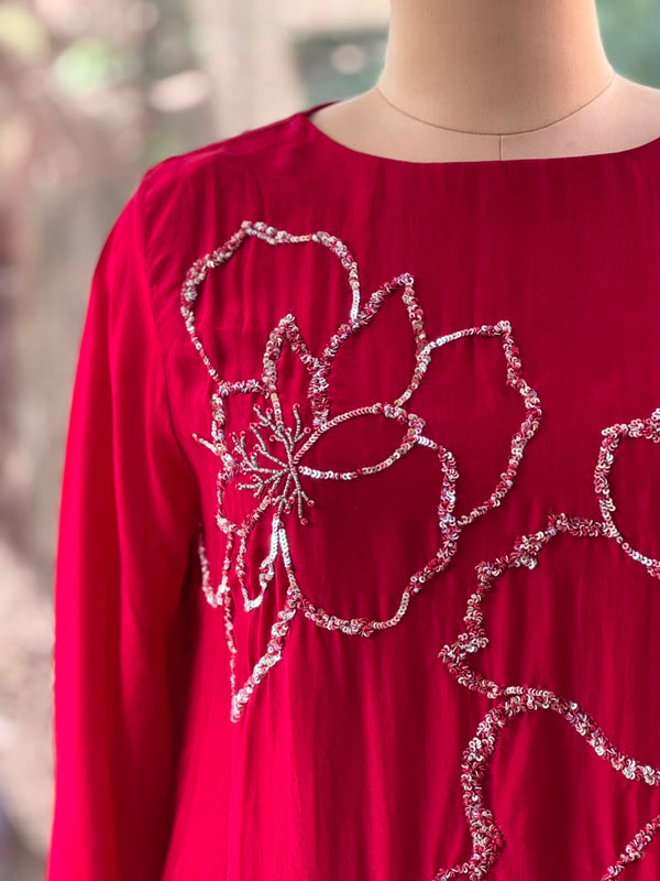 Red Co Ord Set