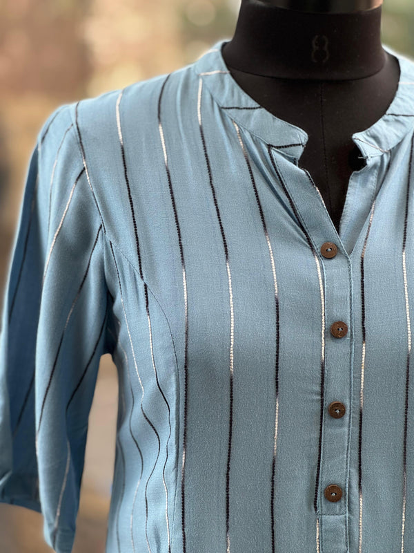 Silver Lines Tunic