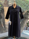 Black Tye Knot Tunic