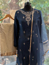 Blue Dupatta Set