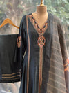 Green Zari Lines Dupatta Set