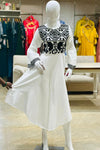White Harem Style Jumpsuit