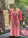 Peach Embroidered Tunic