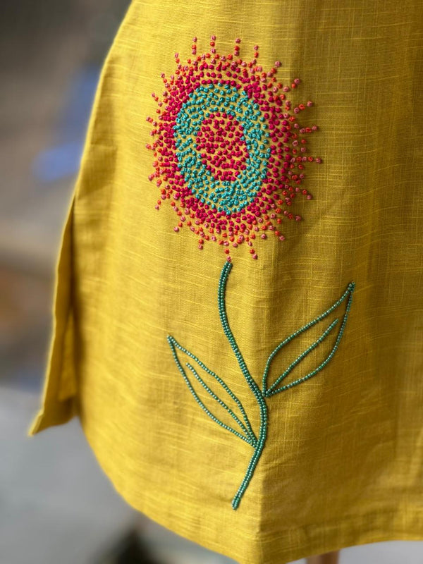 Yellow Linen Co Ord