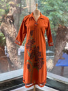 Rust Patch Work Tunic