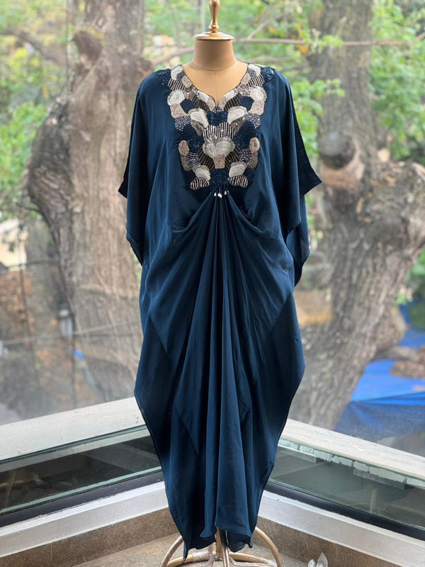Blue Kftan Dress